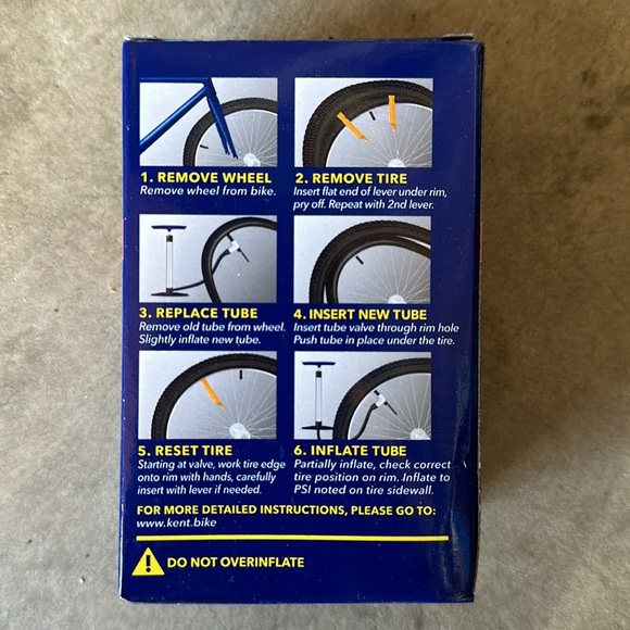 Goodyear 27.5" x 2.1"-2.4" 650b Presta Valve Bike Tube - Picture 2 of 2